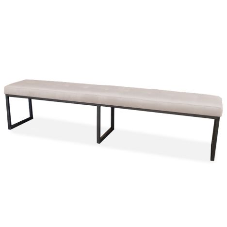 Eetkamerbank - Atlanta - stof Element zand 17 - 160 cm