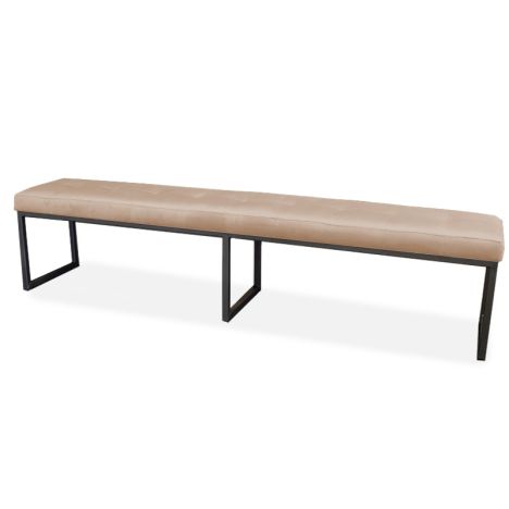 Eetkamerbank - Atlanta - stof Element beige 06 - 200 cm