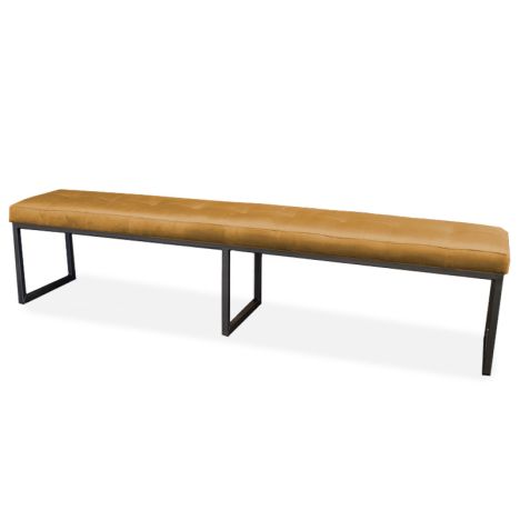 Eetkamerbank - Atlanta - stof Element goud 08 - 140 cm