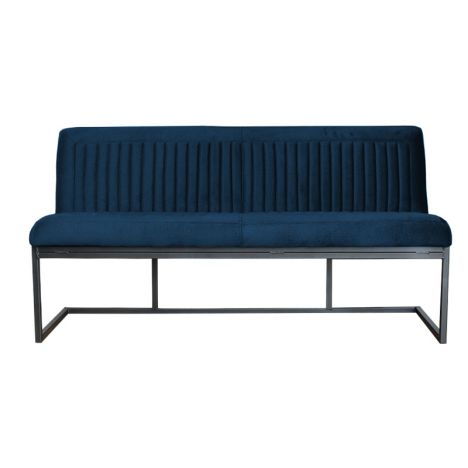 Eetkamerbank - Lara - stof Element blauw 13 - 160 cm