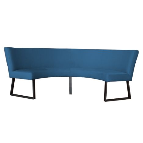 Eetkamerbank - Rotterdam - stof Element azure 21 - geschikt voor tafel 130 cm