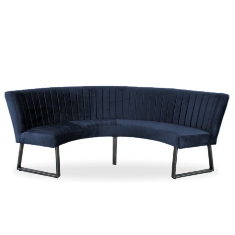 Eetkamerbank - Hengelo - stof Element blauw 13 - geschikt voor tafel 150 cm