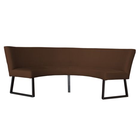 Eetkamerbank - Rotterdam - stof Element donkerbruin 25 - geschikt voor tafel 150 cm