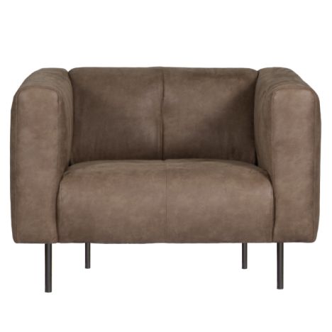 Fauteuil - Almada - leer Bull bruin 15