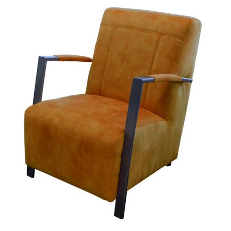 Fauteuil - Rosetta - velours Adore cognac 28