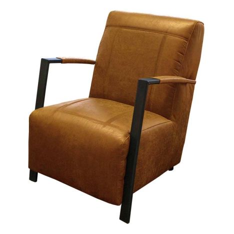 Fauteuil - Rosetta - stof Missouri cognac 03