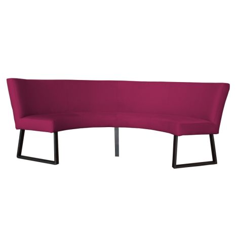Eetkamerbank - Rotterdam - stof Element fuchsia 19 - geschikt voor tafel 150 cm