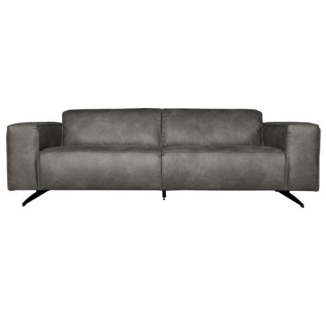 3 zitsbank - Lambada - leer Hunter grijs 104