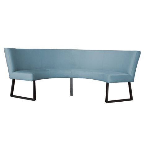 Eetkamerbank - Rotterdam - stof Element lichtblauw 16 - geschikt voor tafel 150 cm